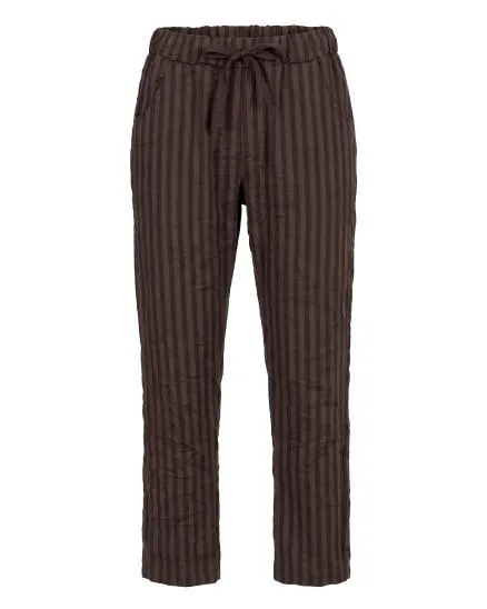 Hose mit Streifen in braun von Selected Touch