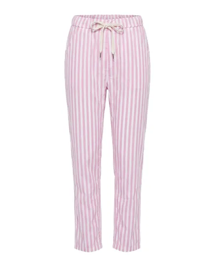 Hose mit Streifen in rosa von Selected Touch