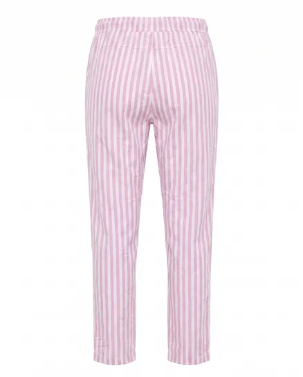 Hose mit Streifen in rosa von Selected Touch