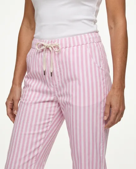 Hose mit Streifen in rosa von Selected Touch