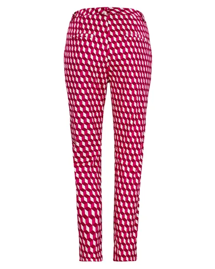 Hose Print in pink von Made in Italy
