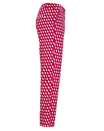 Hose Print in pink von Made in Italy