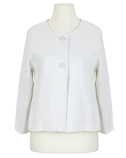 Jacke Baumwolle in wei� von Spaziodonna