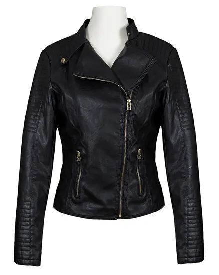 Jacke Bikerstil in schwarz von Jophy & Co