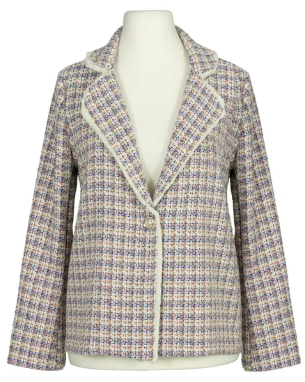 Jacke im Blazer Stil in blau von Made in Italy