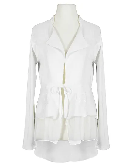 Jacke mit Leinen in wei� von les freres