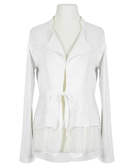 Jacke mit Leinen in wei� von les freres