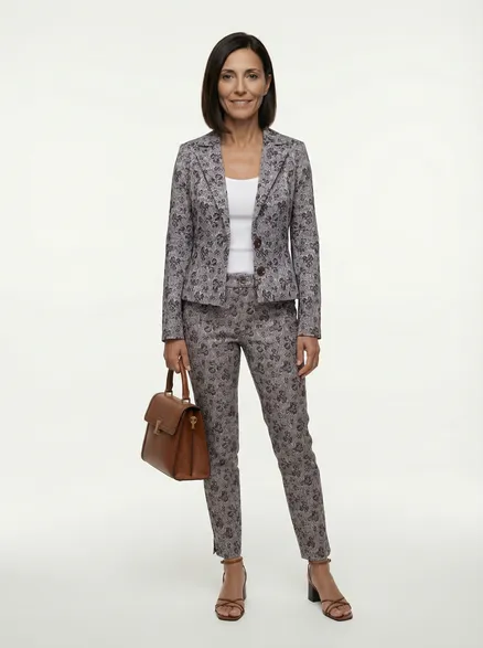 Jacquard Blazer in braun von RESTART