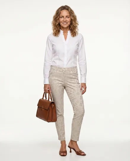 Jacquard Hose in beige von RESTART