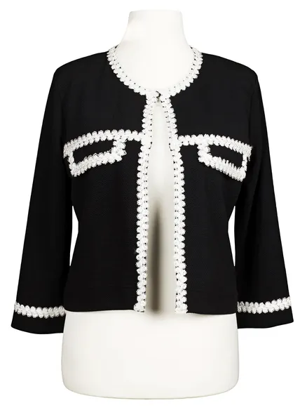 Jersey Jacke in schwarz von Lady Lot Paris