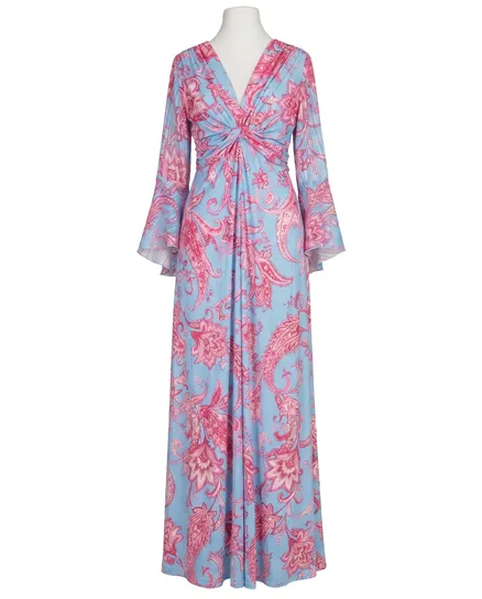 Jersey Kleid in blau von Made in France