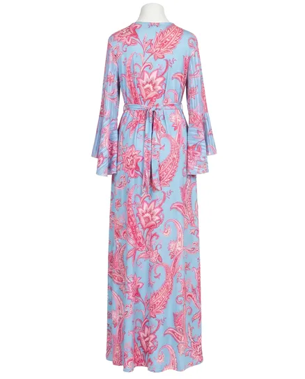 Jersey Kleid in blau von Made in France