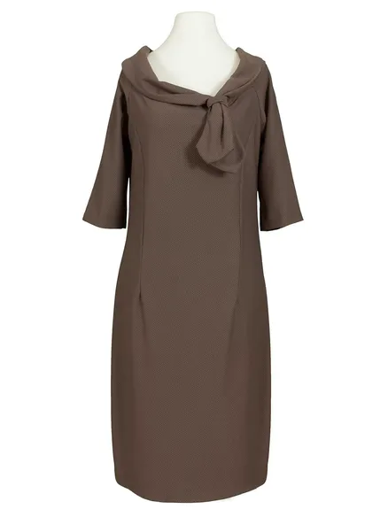 Jersey Kleid in braun von Pronto Moda