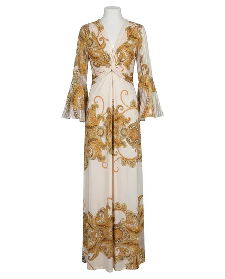 Jersey Kleid in creme von Made in France