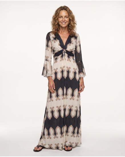 Jersey Kleid in schwarz von Made in France