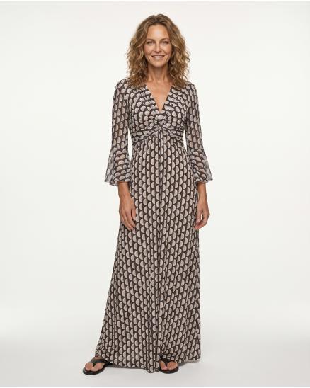 Jersey Kleid in schwarz von Made in France
