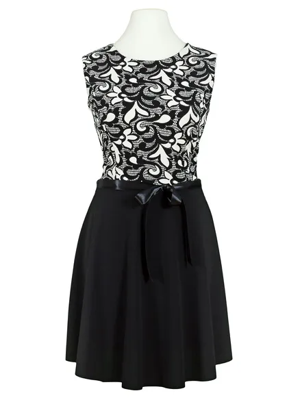 Jersey Kleid in schwarz von Diana