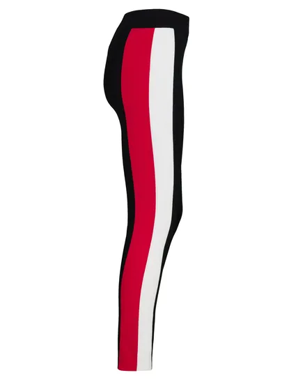 Jersey Leggings mit Streifen in schwarz von Made in Italy