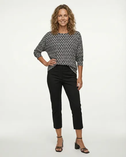 Jersey Shirt in schwarz von Melody Paris