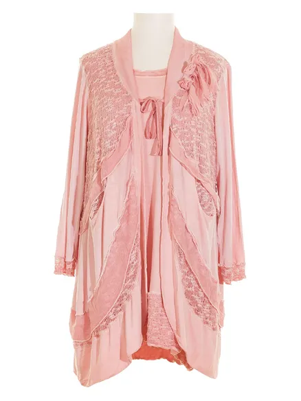 Jersey Twin Set in malve von Zedd