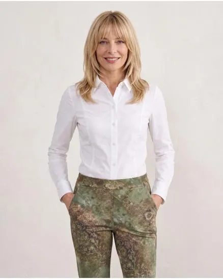 Jerseyhose mit Ornament-Print in khaki von Sarah