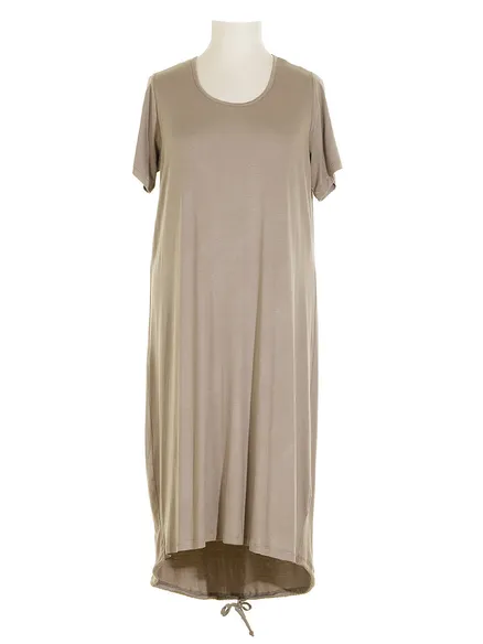 Jerseykleid in beige von CN-G