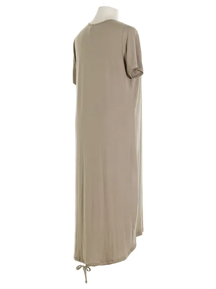 Jerseykleid in beige von CN-G