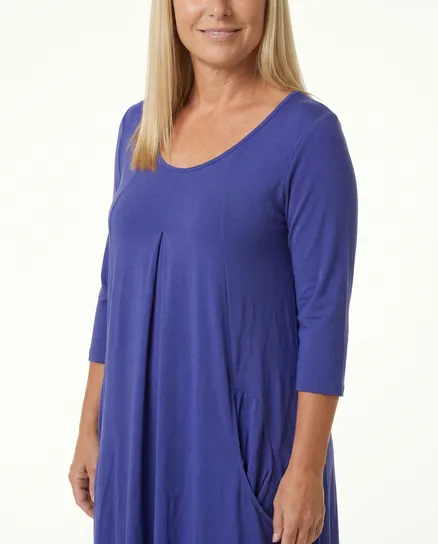 Jerseykleid in kobaltblau von Nju
