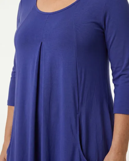 Jerseykleid in kobaltblau von Nju