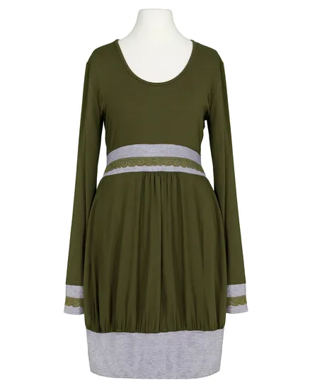 Jerseykleid Ballonform in oliv von RESTART