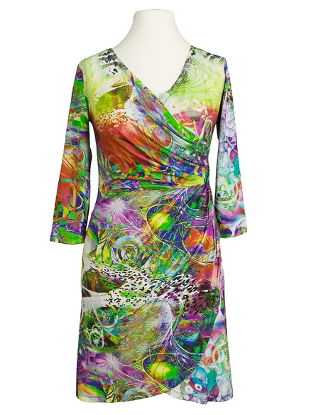 Jerseykleid in print gr�n von RESTART