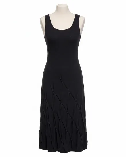 Kleid Baumwolle in schwarz von FASHION
