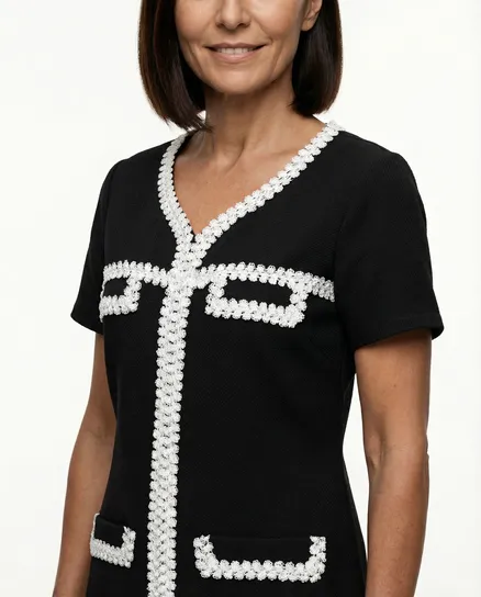 Jerseykleid in schwarz von Lady Lot Paris