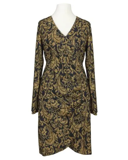 Jerseykleid Wickeloptik in schwarz von Twister