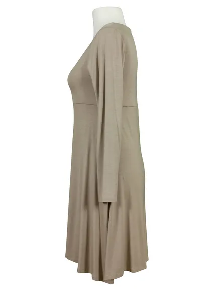 Jerseykleid A-Linie in beige von RESTART