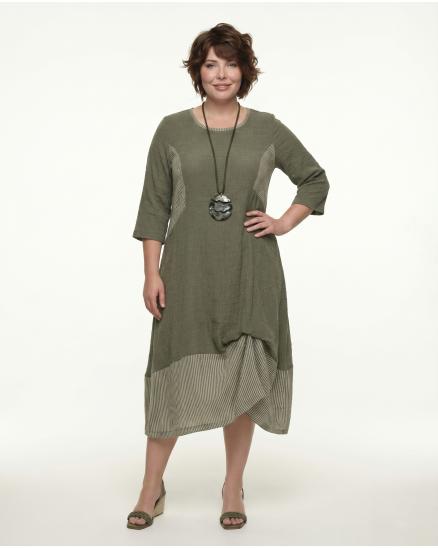 Jerseykleid A-Linie in oliv von Zedd