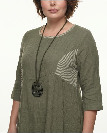 Jerseykleid A-Linie in oliv von Zedd