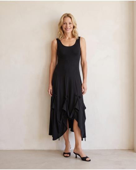 Jerseykleid A-Linie in schwarz von FASHION