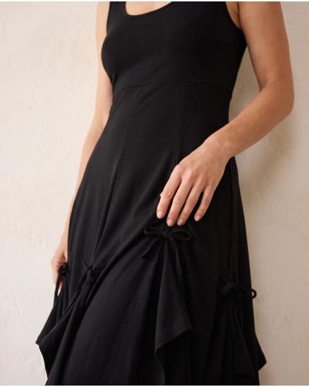 Jerseykleid A-Linie in schwarz von FASHION