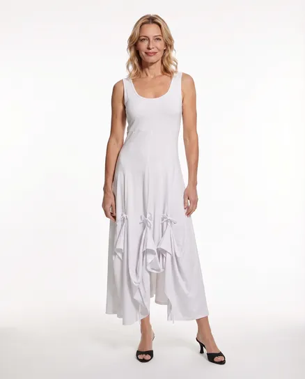 Jerseykleid A-Linie in wei� von FASHION