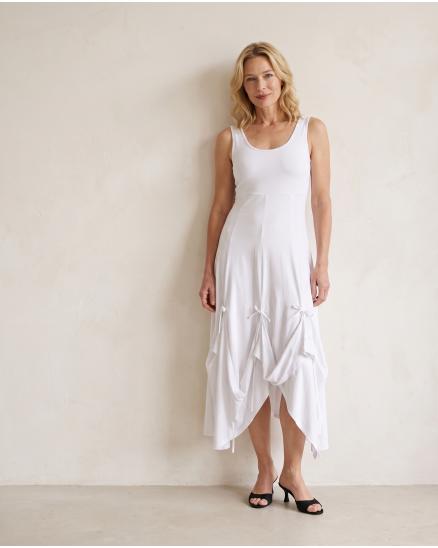 Jerseykleid A-Linie in wei� von FASHION
