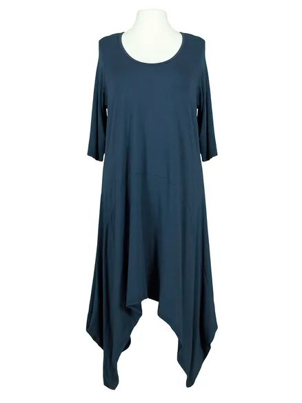 Jerseykleid A-Schnitt in blau von Jean-Marc-Philippe