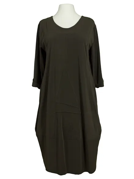 Jerseykleid Ballonform in oliv von Zedd