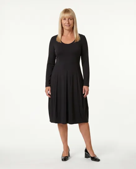 Jerseykleid Ballonform in schwarz von RESTART