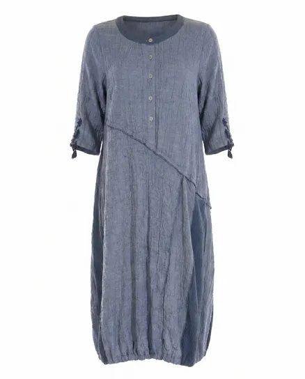 Jerseykleid Ballonform in taubenblau von Zedd
