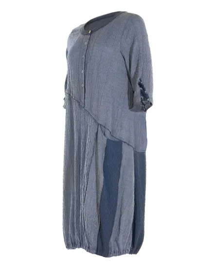 Jerseykleid Ballonform in taubenblau von Zedd