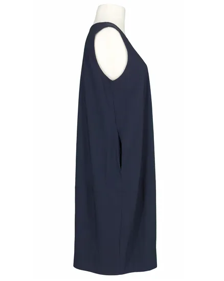 Jerseykleid Ballonschnitt in blau von Made in Italy