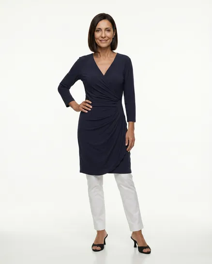 Jerseykleid Canon in dunkelblau von Lady Lol Paris