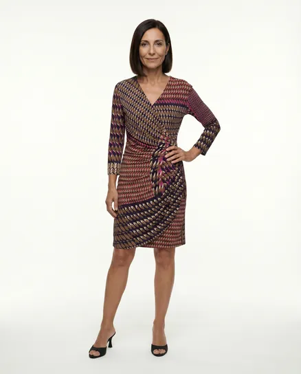 Jerseykleid Canon in gemustert von Lady Lol Paris
