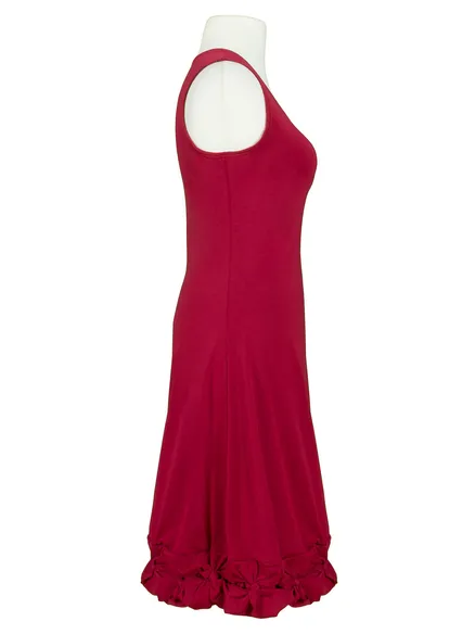 Jerseykleid mit Soft Finish in rot von FASHION